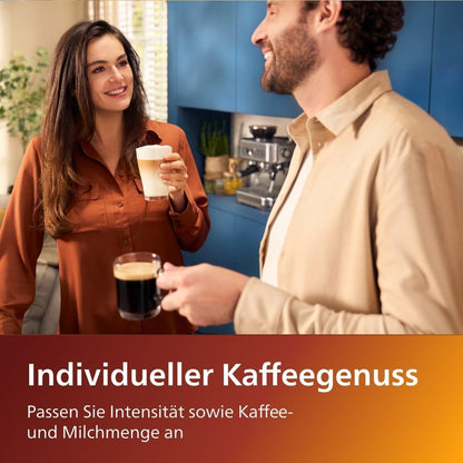 Serie 5400 Kaffeevollautomat EP5447/90 – 12 Kaffeespezialitäten,LatteGo Milchsystem,Intuitives Display,4 Benutzerprofile